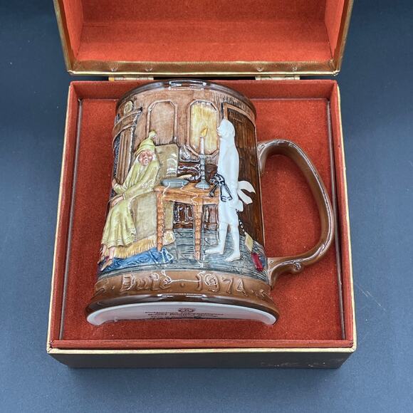 Royal Doulton 1974 Christmas Carol Tankard Marley Ghost Beswick Limited Edition - Picture 2 of 16